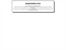 Tablet Screenshot of pepperjellys.com